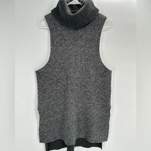 White + Warren Sleeveless Turtle Neck